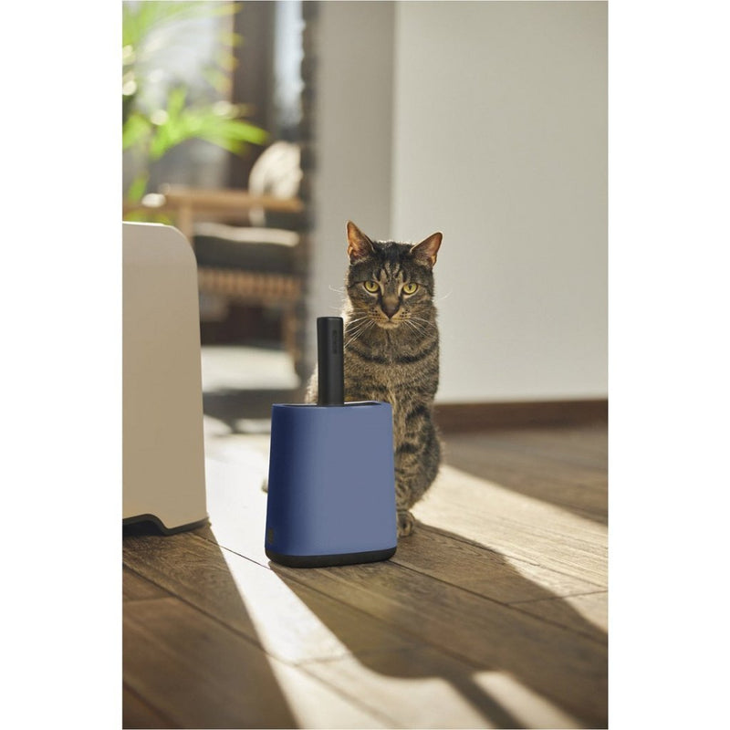 Load image into Gallery viewer, Rotho biala kattenbakschep + zakjes en houders horizon blauw
