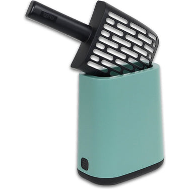 Rotho mypet cleaning set 16.2x9.1x29 cm - kattenbak - groen antraciet