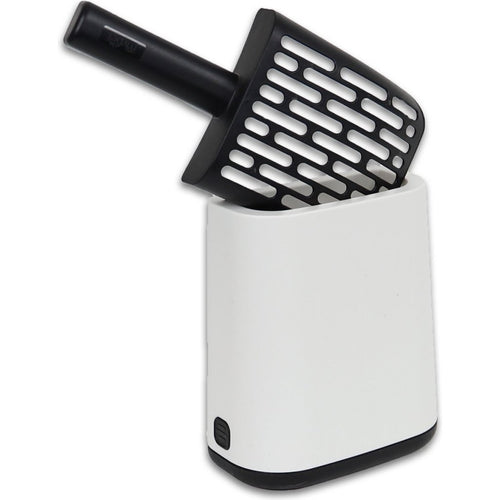 Rotho biala kattenbakschep + zakjes en houders wit