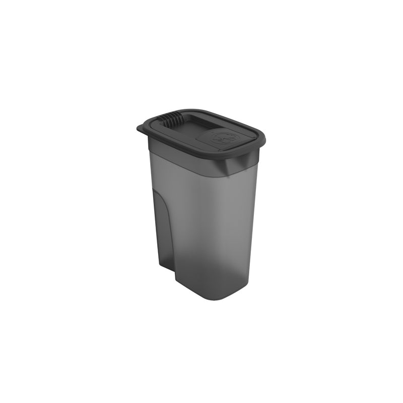 Afbeelding laden in galerijviewer, Rotho flo pet food container 4,1l antraciet transparant
