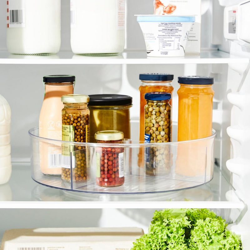 Load image into Gallery viewer, Rotho draaiplateau voor de koelkast 29x7 cm transparant
