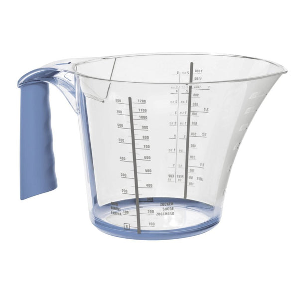 Rotho Rotho Loft Maatbeker 1.2L Horizon Blauw Transparant