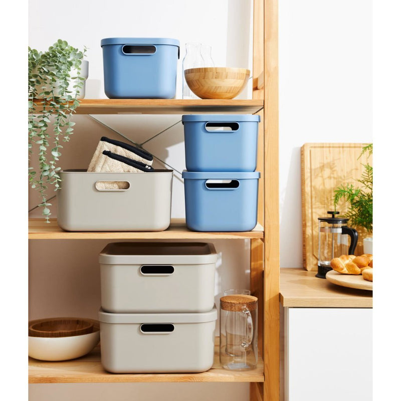 Load image into Gallery viewer, Rotho albula opbergbox 12l horizon blauw
