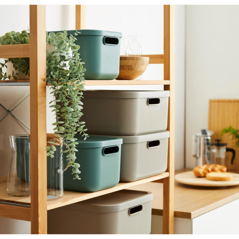 Load image into Gallery viewer, Rotho albula decoratie opbergbox 20l antraciet
