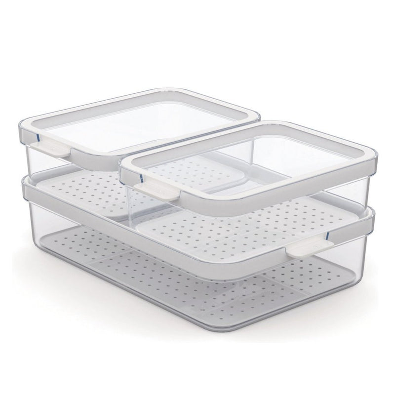 Load image into Gallery viewer, Rotho cauma set koelkastorganizer 2.6l + 2x1.2l transprant
