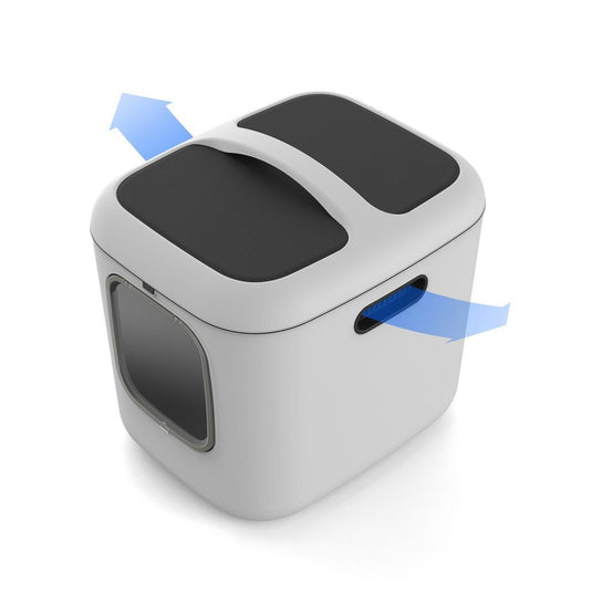 Rotho mypet biala xl kattenbak 61.4x49.2x57.6 cm wit