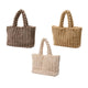 Decoris tasje fluweel met magneetsluiting 13x46x28cm 3 assorti