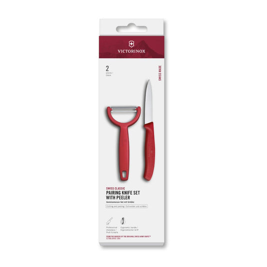 Victorinox schilmes + y-dunschiller rood