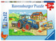 Ravensburger puzzel op de bouwplaats 2x12 stukjes