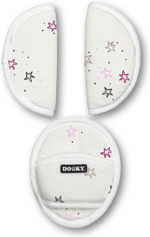 Dooky gordelbeschermers universeel - twinkle stars katoen