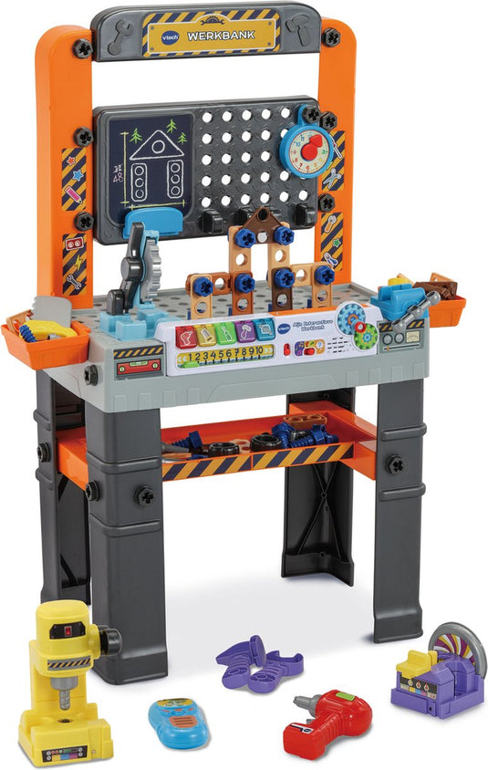 Vtech mijn interactieve werkbank speelgoed - kinder gereedschap - educatief interactief speelgoed - cadeau - kinderspeelgoed 3 jaar