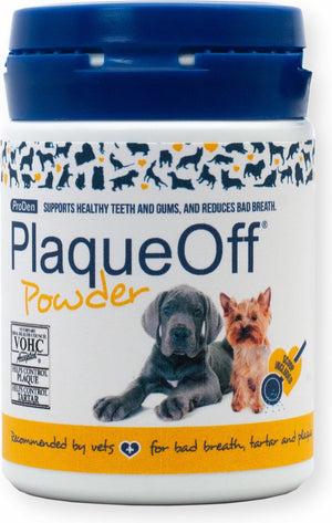 Menno's dierenwereld proden plaqueoff powder – met doseerschepje - 60 of 180 gram - 60 gram