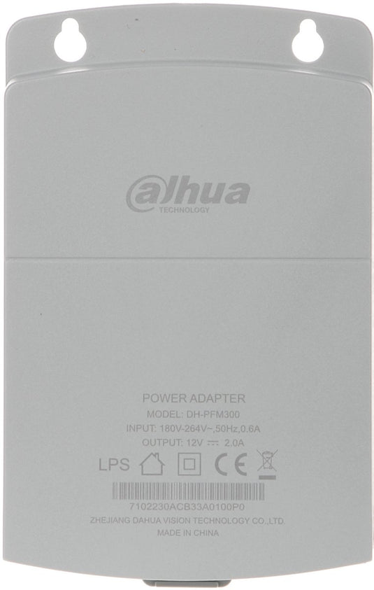 Dahua pfm300 serie - stroomadapter - impulsief - bryzgoszczelna behuizing - ip23
