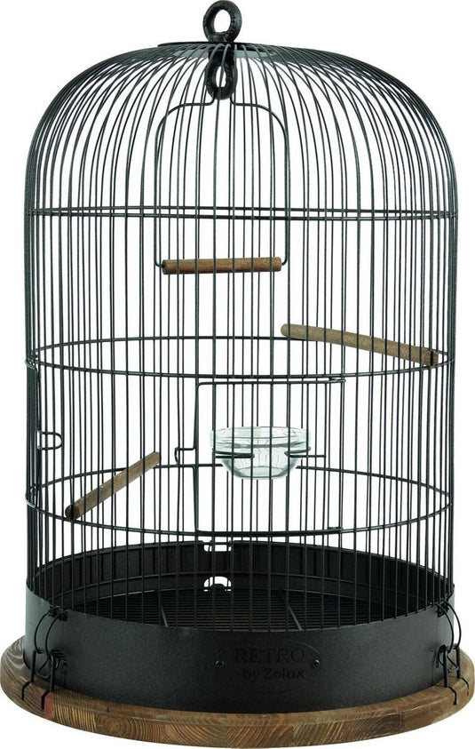 Zolux -retro-vogelkooi-bruin