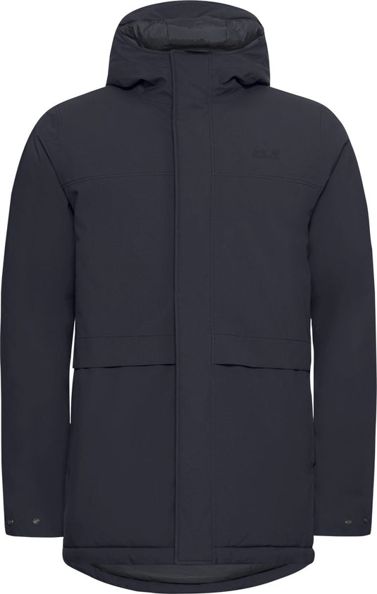 Jack wolfskin cold camp coat m heren outdoorjas - dark navy