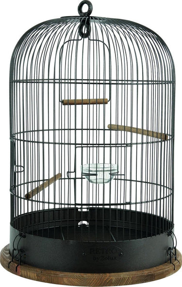 Zolux -retro-vogelkooi-bruin