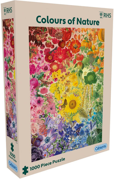 Gibsons - rhs kleuren der natuur ( rhs colours of nature ) - royal horticultural society - 1000 stukjes - 49×68cm - legpuzzel voor volwassenen