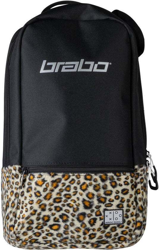Brabo backpack fun leopard black unisex sporttas - leopard black