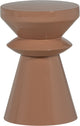 Woood fedde bijzettafel - metaal - oud roze - 47x30x30