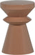 Woood fedde bijzettafel - metaal - oud roze - 47x30x30