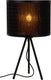Lucide tagalog - tafellamp - ø 26 cm - 1xe27 - zwart - japandi