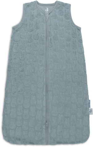 Jollein x nijntje - baby slaapzak zomer jersey 90cm - miffy jacquard terry sea green - zomerslaapzak