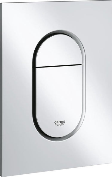 Grohe arena cosmopolitan s bedieningspaneel toilet - dual flush - mat chroom