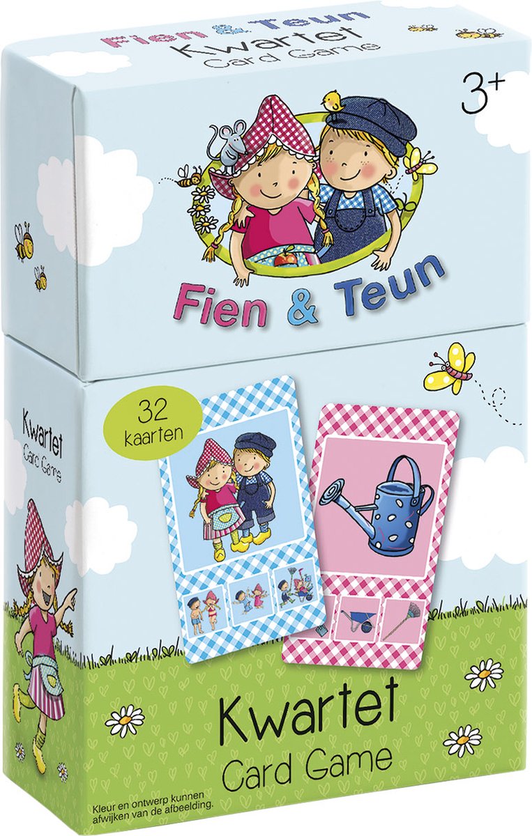 Afbeelding laden in galerijviewer, Bambolino fien teun kwartet - boerderij thema, educatief spel cadeautip - 32 kaarten, 8 kwartetten - vanaf 3 jaar - toys
