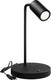 Maclean - bureaulamp - aan uit schakelaar - 55x90mm - gu10 - zwart