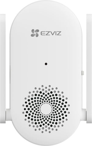 Ezviz ch1 - deurbel gong - chime - slimme wi-fi gong - voor videodeurbellen - verstelbaar volume - wit - 1 stuk