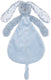 Happy horse graphic konijn richie knuffeldoek - vergrijsd blauw - baby cadeau