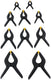 Kinzo lijmklemmen - set 10 stuks - 5 maten