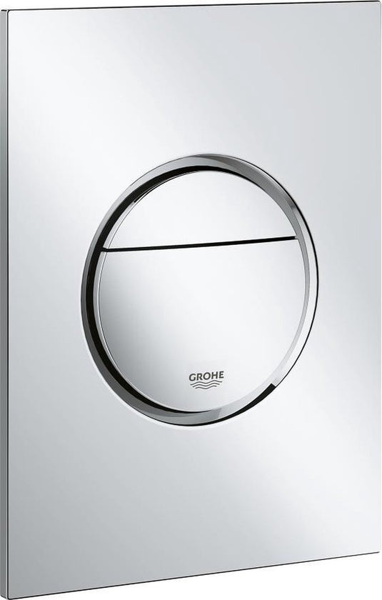Grohe nova cosmopolitan s bedieningspaneel toilet - dual flush - chroom