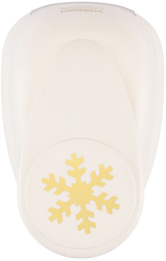 Vaessen creative pons - figuurpons - sneeuwvlok - 4,9 x 4,9 cm