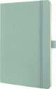 Sigel notitieboek - conceptum - a5 - mintgroen - softcover - 194 pagina's - lijn - 80 grams papier - si-co337