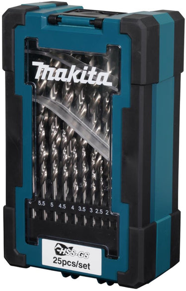 Makita metaalboren set hss-gs - 1 - 13 mm - 25 stuks.