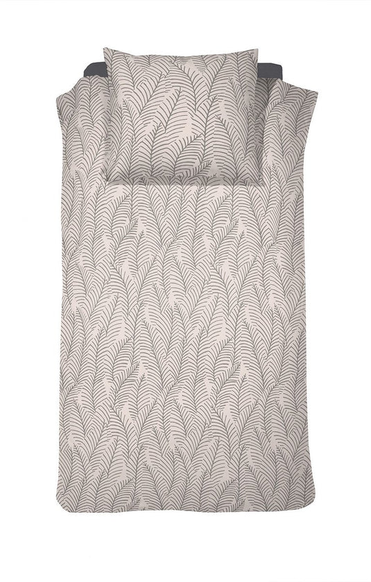 Damai bellezza - dekbedovertrek - satijn - 140x200 220 cm - cream + 1 kussensloop 60x70