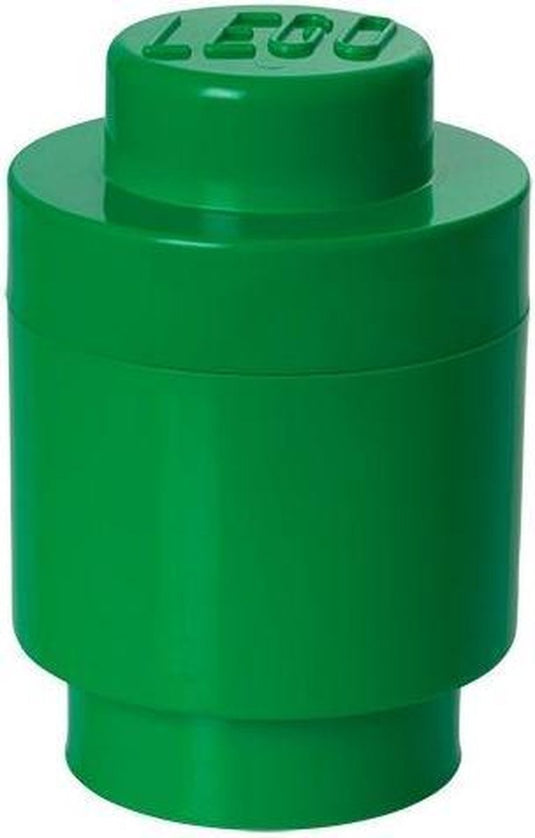 Lego - opbergbox brick 1 rond - polypropyleen - groen