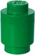 Lego - opbergbox brick 1 rond - polypropyleen - groen