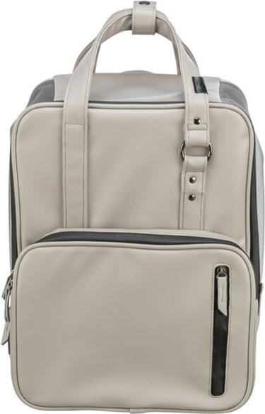 Trixie - hondentas rugtas citystyle - kunstleer - lichtgrijs - 30x20x40 cm