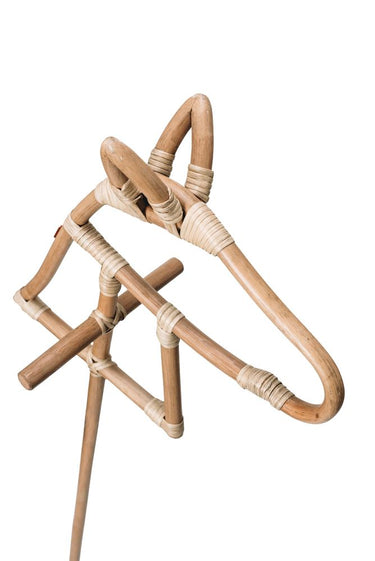 Poppie rotan stokpaard