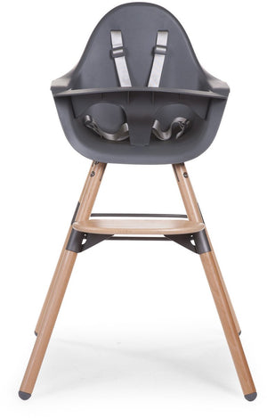 Childhome evolu kinderstoel - antraciet - verstelbaar in hoogte - 56 x 56 x 92 cm