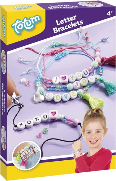 Totum letter armbanden maken