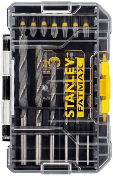 Stanley accessoires - 19-delige ijzeren borenset en bits sta88554-xj