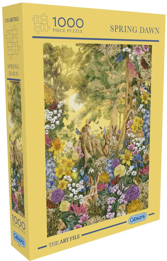 Gibsons - lente dageraad ( the art file spring dawn ) - the art file - 1000 stukjes - 49×68cm - legpuzzel voor volwassenen