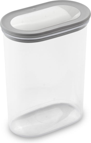 Curver dry grand chef – stapelbare voorraadbus met deksel – 1600 ml – transparant grijs