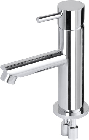 Differnz wastafelkraan recht â€“ mengkraan â€“ koud en warm â€“ toiletkraan â€“ chroom