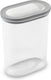 Curver dry grand chef – stapelbare voorraadbus met deksel – 1600 ml – transparant grijs