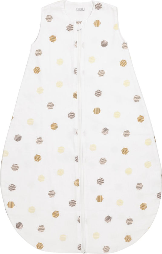Meyco baby honeycomb baby slaapzak rond - honey gold - 70cm