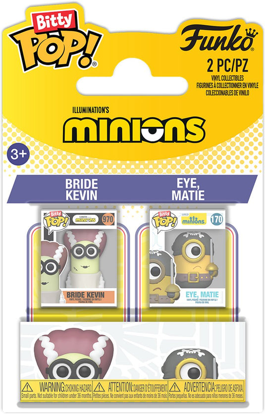 Funko bitty pop 2 pack: minions- kevin matie